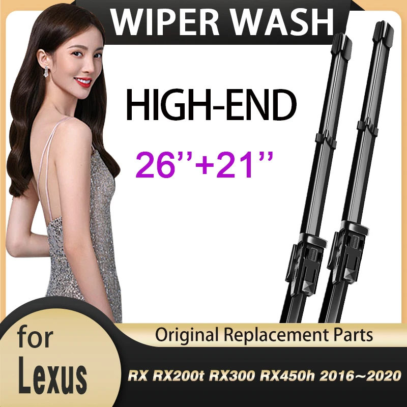 

Car Wiper Blades for Lexus RX RX200t RX300 RX450h 2016~2020 2017 2018 2019 Front Window Windshield Car Accessories 300 200t 450h
