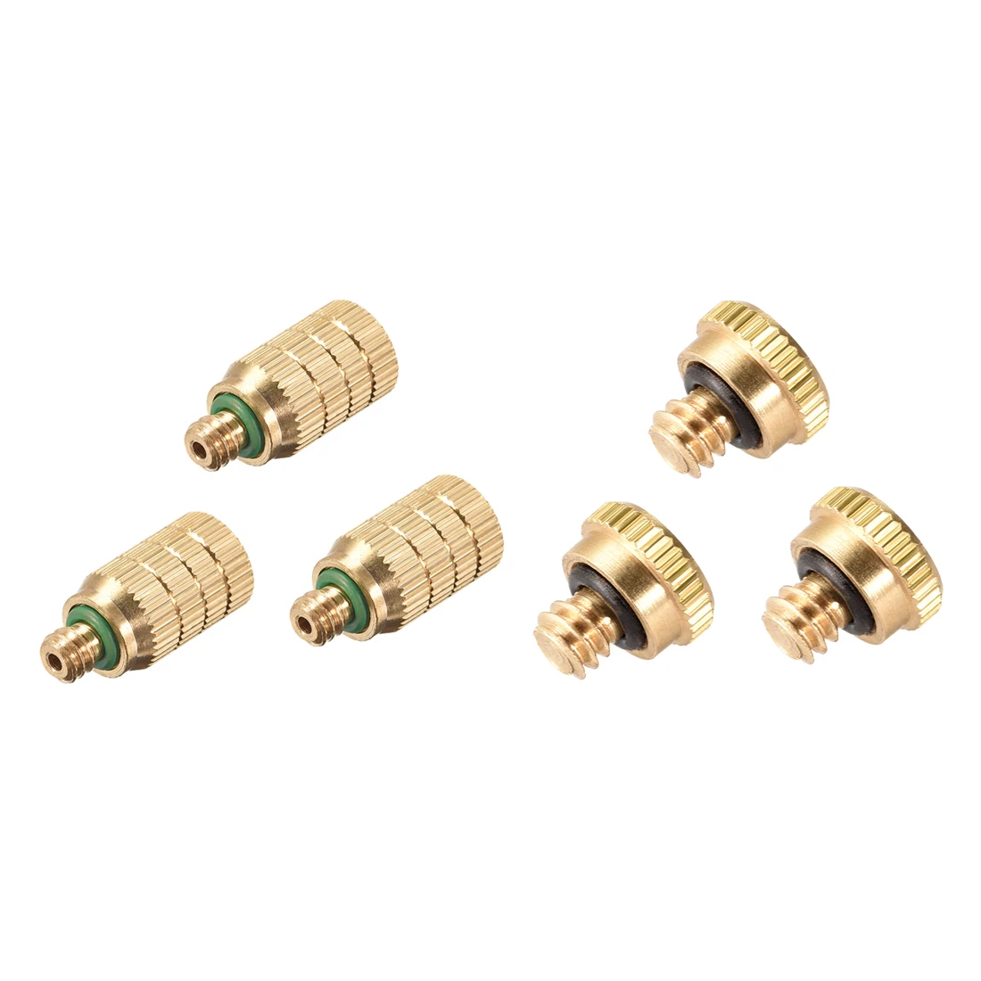 

uxcell 3-20 Pcs Misting Nozzle Plug, UNC10-24 Screw Thread Brass for Outdoor Cooling System (9mm Height)