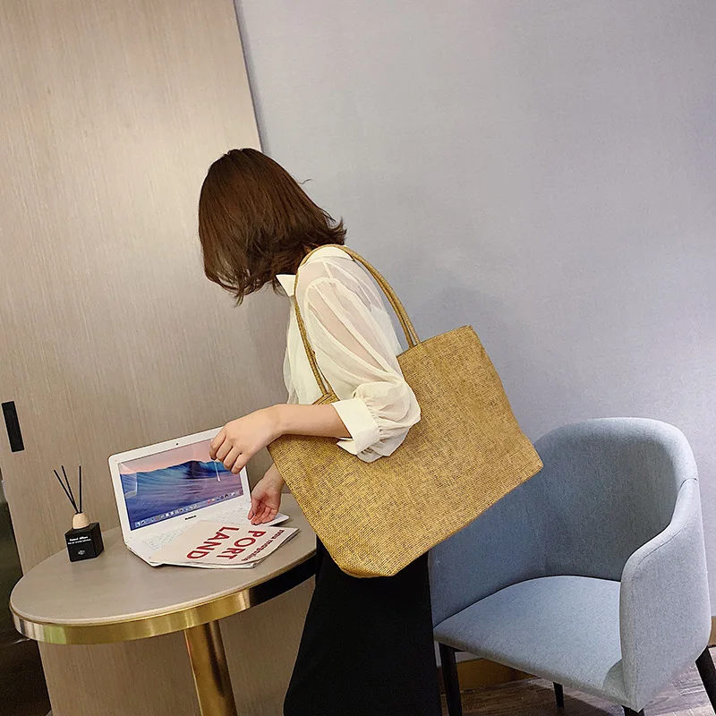 Лидер продаж новый дизайн соломенная популярная летняя стильная плетеная Сумка