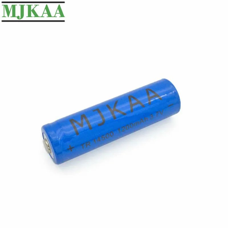 MJKAA 20 шт. AA 14500 3 7 V 1200mAh литий ионная аккумуляторная батарея подходит для лазерной