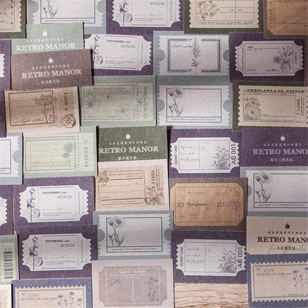 

50 листов, блокноты для записей в стиле ретро