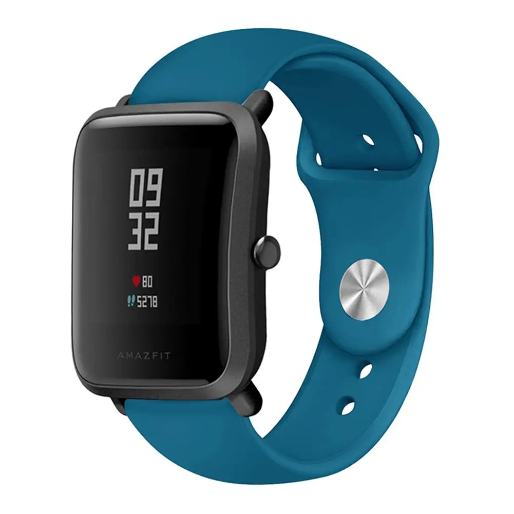 20 мм силиконовый ремешок для часов для samsung Galaxy Active gear S2 Garmin Vivoactive 3 Amazfit часы ремешок аксессуары