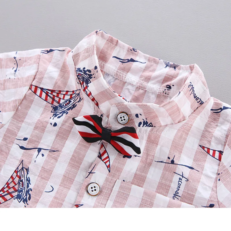 New Summer Baby Clothes Suit Children Boys Cartoon Letter Shirt Shorts 2Pcs/sets Toddler Casual Clothing Infant Kids Tracksuits |