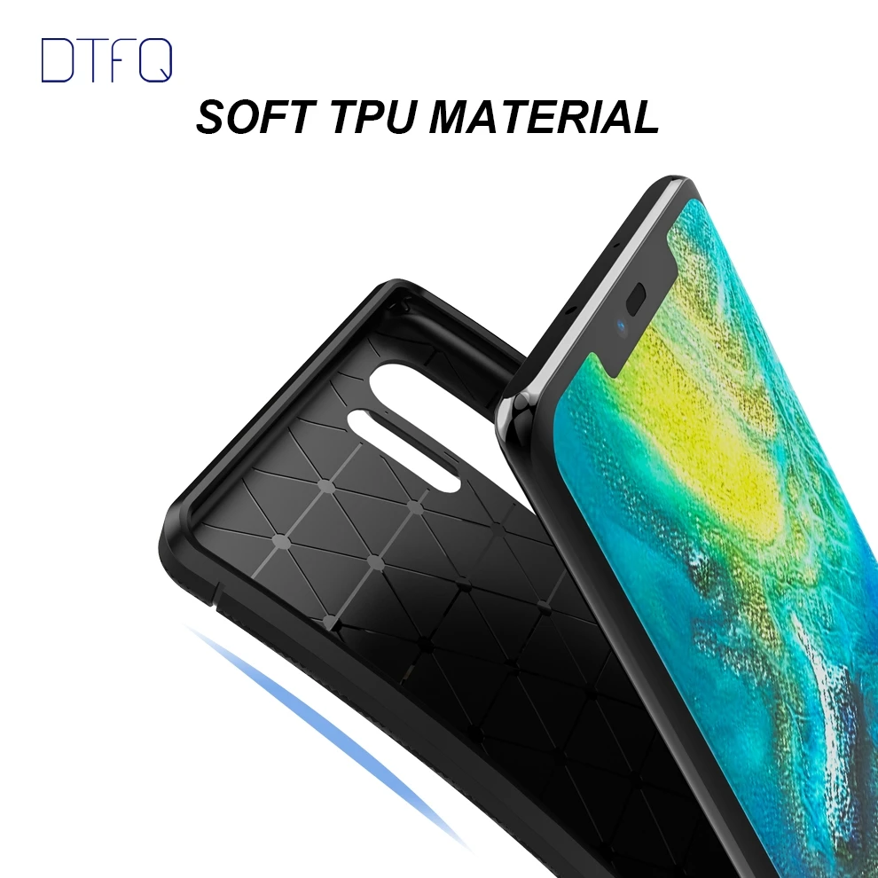 DTFQ чехол для huawei P30 Lite Pro Мягкая силиконовая задняя крышка ТПУ противоударный