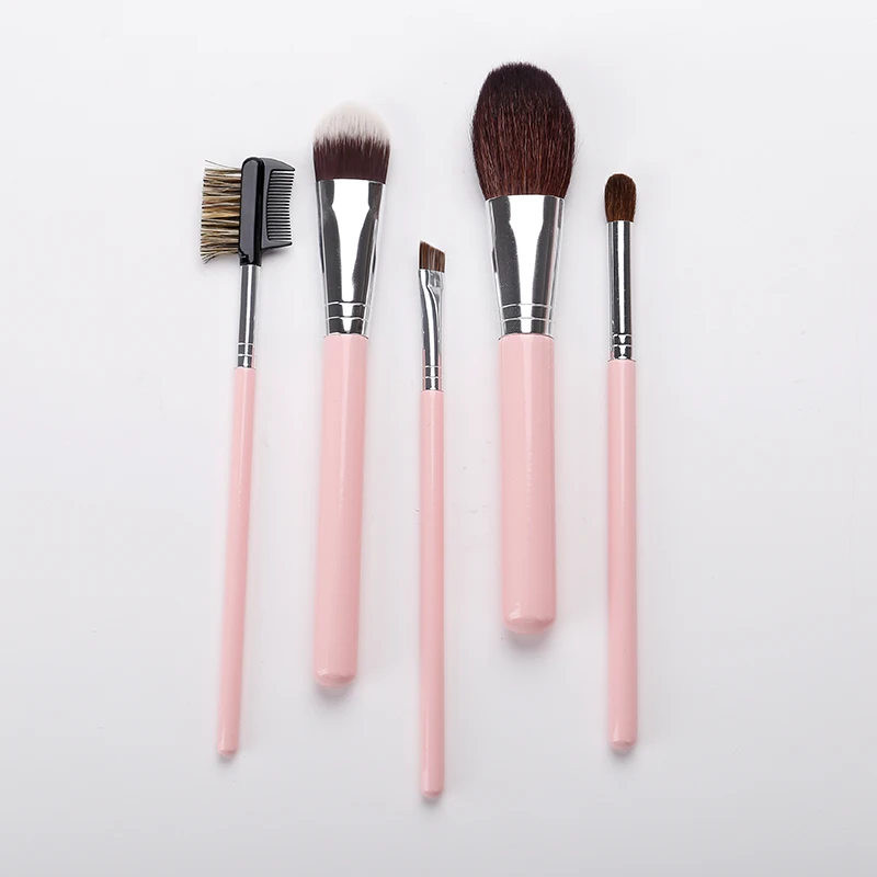 MITOOLS новинка 2019 5 шт. розовый набор кистей для макияжа твердая деревянная ручка