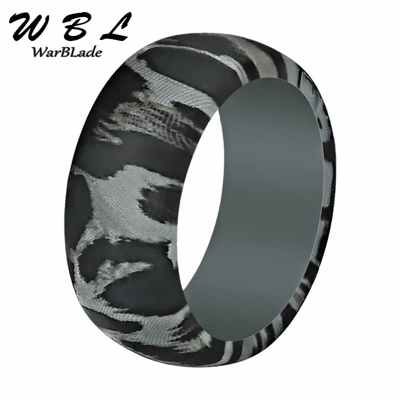 Силиконовые кольца с леопардовым принтом для мужчин свадебные резинки