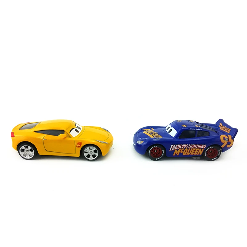 Disney Pixar Cars 3 сказочная молния Mcqueen & Cruz Ramirez 1:55 литье под давлением мета модель