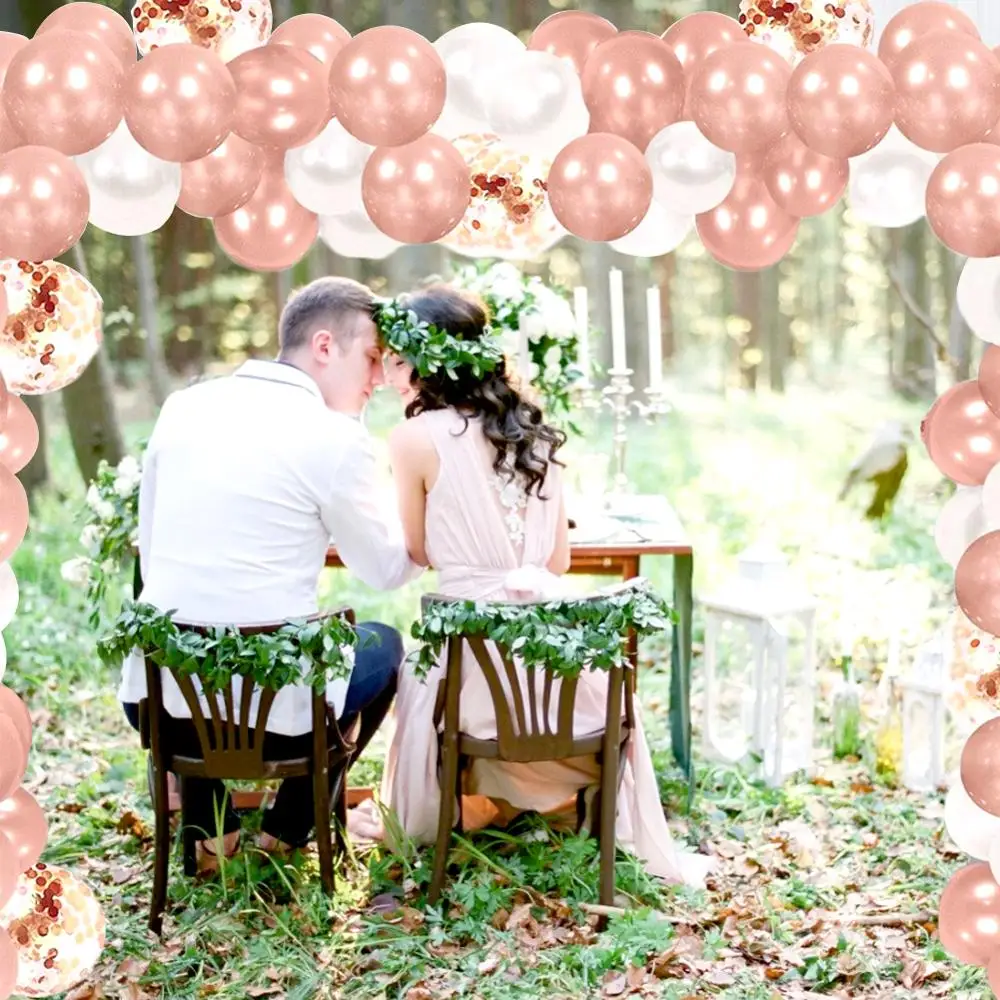 

100pcs DIY Balloons Garland Arch Gold Confetti Ballon Wedding Birthday Balloon Birthday Party Decor Kids Baby Shower