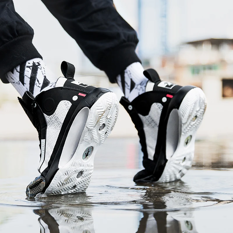 Hight-Top Basketbal Schoenen Laarzen Ademend Man Trainers Mannen Sneakers Outdoor Sport Schoenen