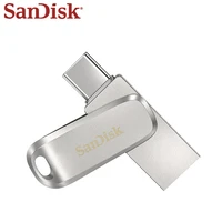 original sandisk luxe dual drive usb 3 1 512gb 1tb memory stick usb type a type c otg flash drive max 150mbs pendrive for pc