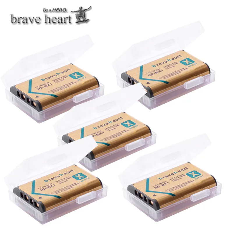 5battery 6x NPBX1 NP-BX1 NP BX1 Батарейки+ LCDUSB Зарядное устройство для sony DSC-RX100 DSC-WX500 Характеристическая вязкость полимера RX10 II HX300 WX300 HDR-AS15 CX240E MV1 AS30V - Цвет: 5battery