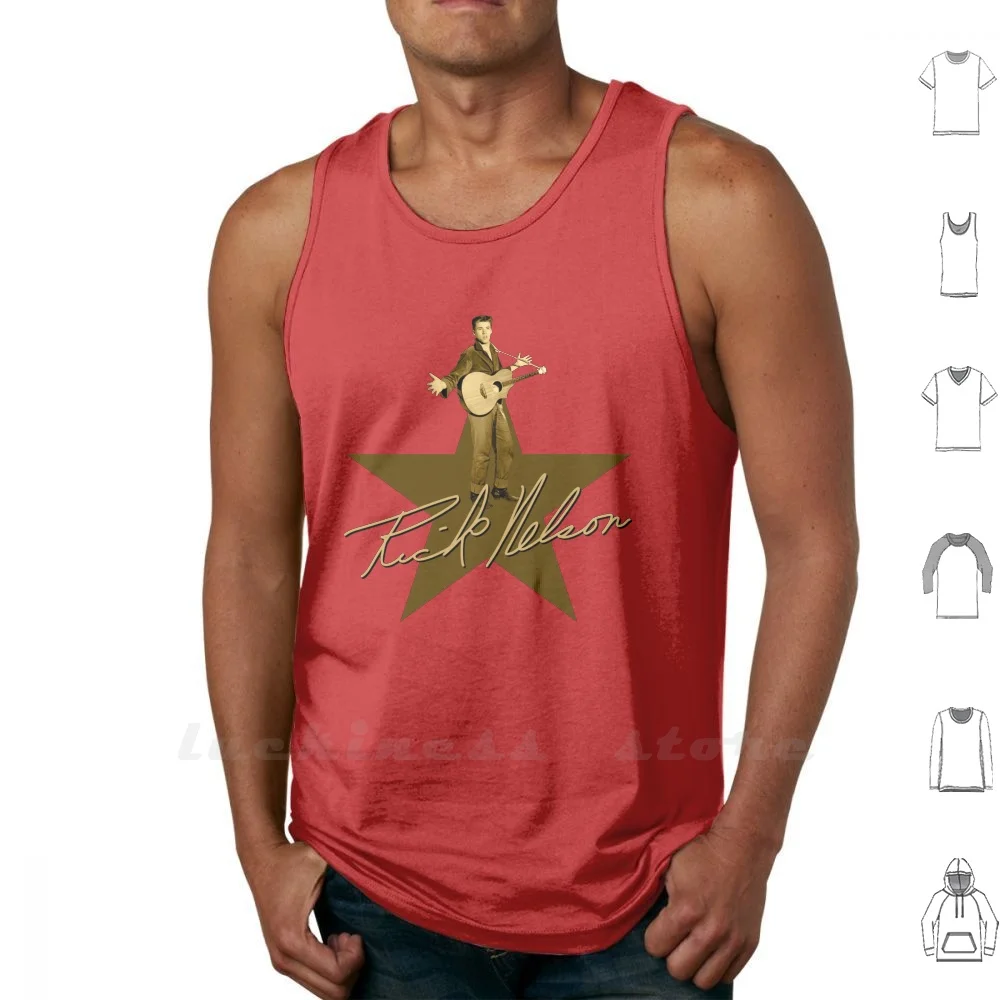 

Ricky Nelson-Signature Tank Tops Vest Sleeveless Ricky Nelson Signature Ricky Nelson Eric Hilliard Nelson American Rock And