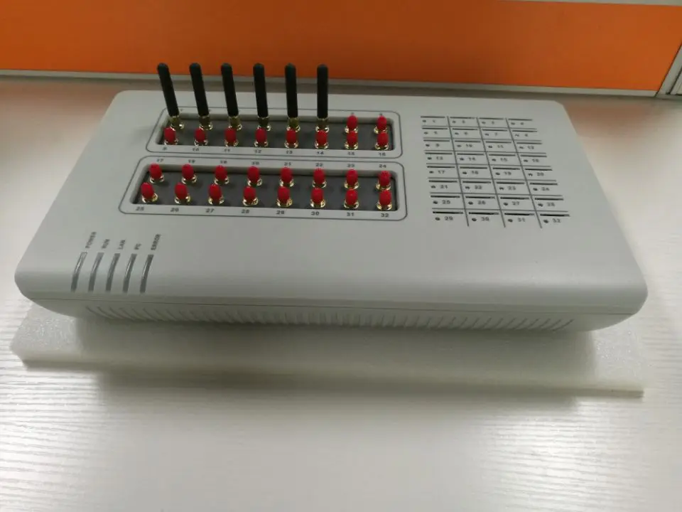 GoIP32 GSM VOIP с 32 sim-портами GoIP32 для IP PBX/маршрутизатор/Поддержка смс и SIM банк/с короткими антеннами