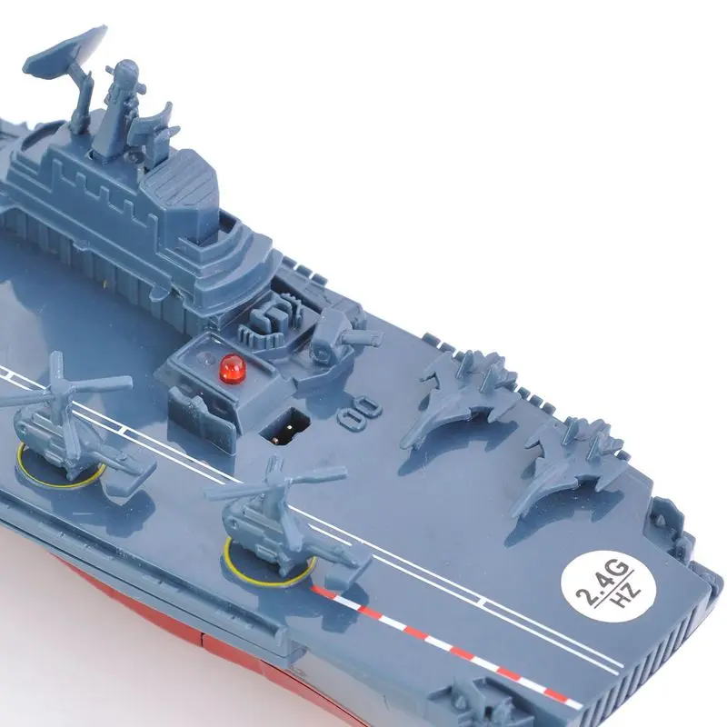 RC Boat 2.4GHz Remote Control Ship Aircraft Carrier Warship Battleship Cruiser High Speed Racing Toy Dark Blue | Игрушки и хобби