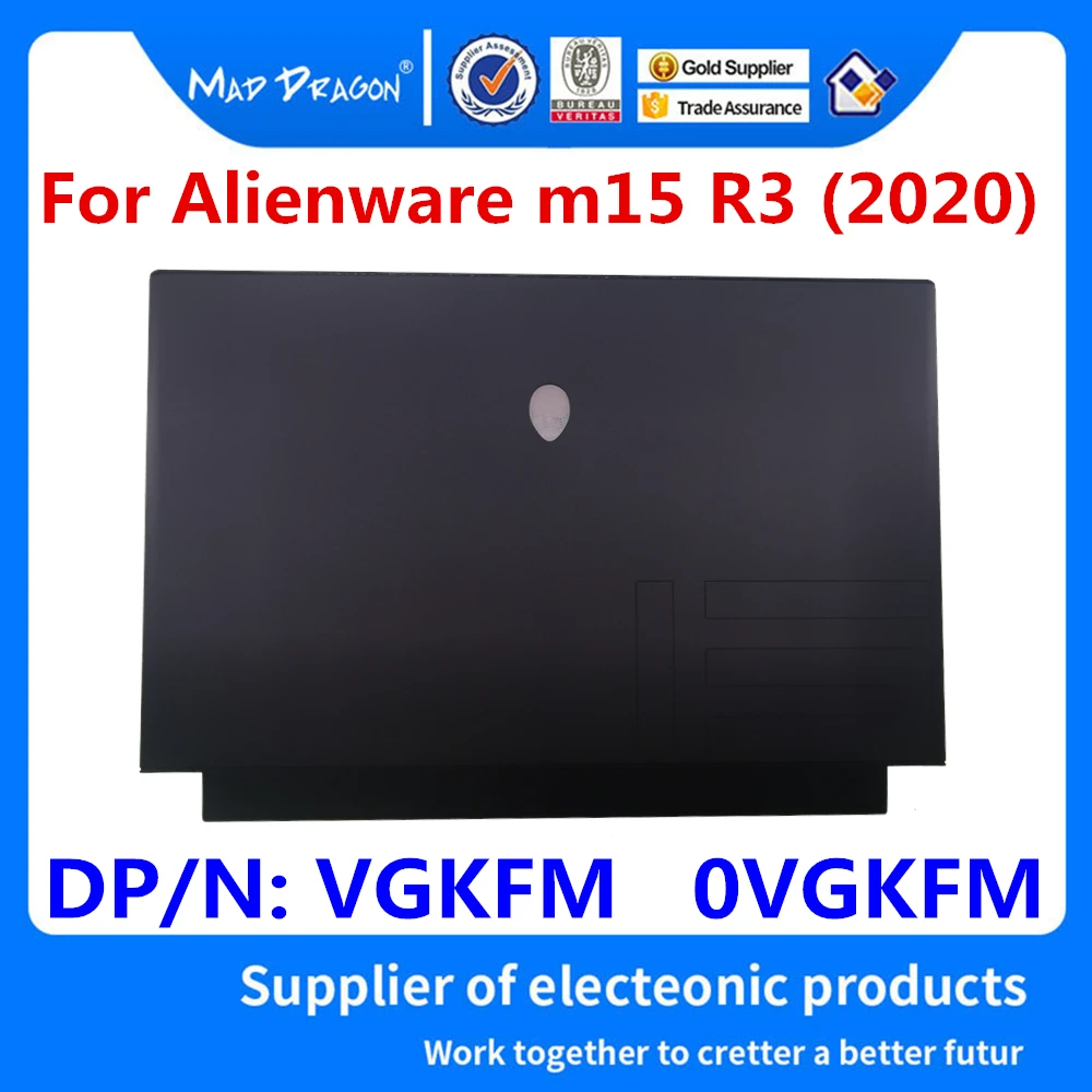 

New original laptops black LCD Top Cover LCD Back Cover Assembly For Dell Alienware m15 R3 (2020) M15 R3 FDQ51 VGKFM 0VGKFM