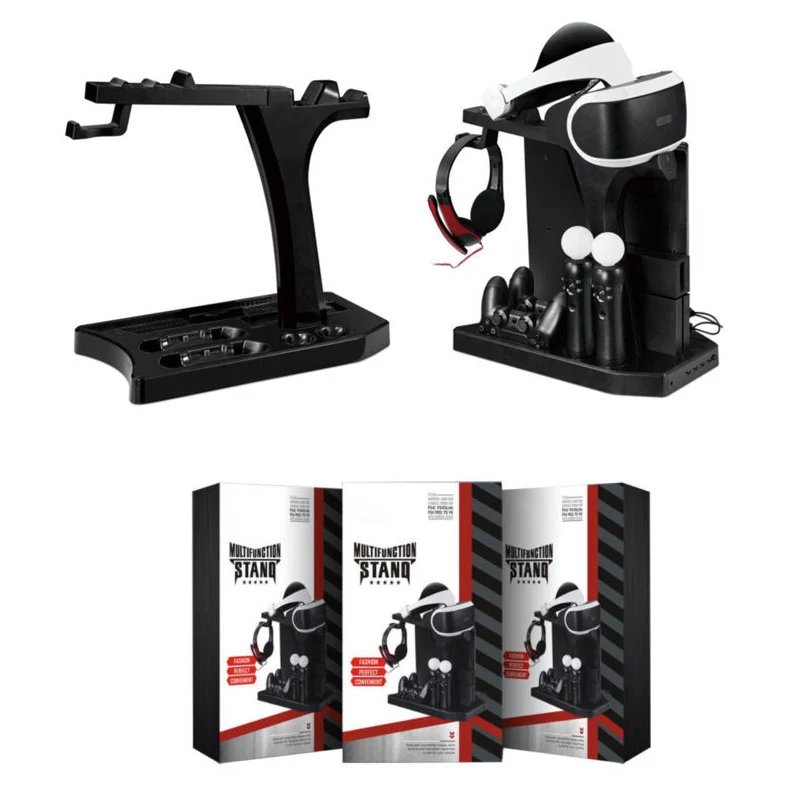 Многофункциональная подставка для PSVR PS4 Подставка зарядки дисплея витрина Pro Slim VR
