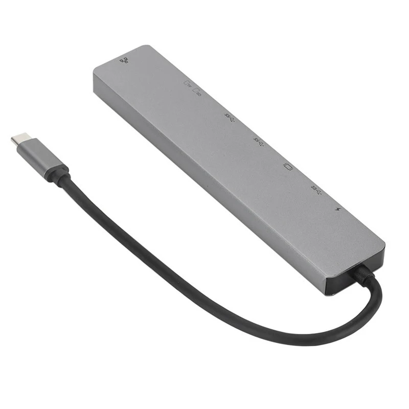 8 в 1 концентратор Usb Type C Hdmi 4K для Gigabit Ethernet Rj45 Lan адаптер Macbook Pro Thunderbolt 2 Usb-C порт