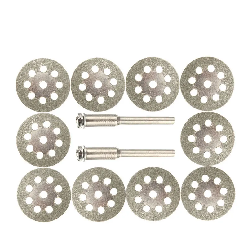 10 шт. дисковые пильные диски режущие 2 набор оправок роторный инструмент