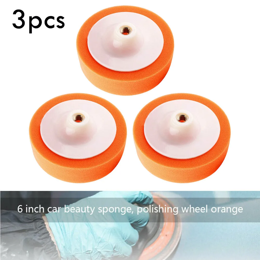 

Mop Polishing Sponge Heads 6inch Accessory Parts Replacement Roundness