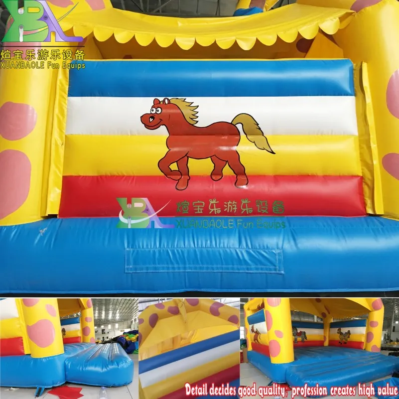 Замок надувной аттракцион для парки лошадь батут | Игрушки и хобби