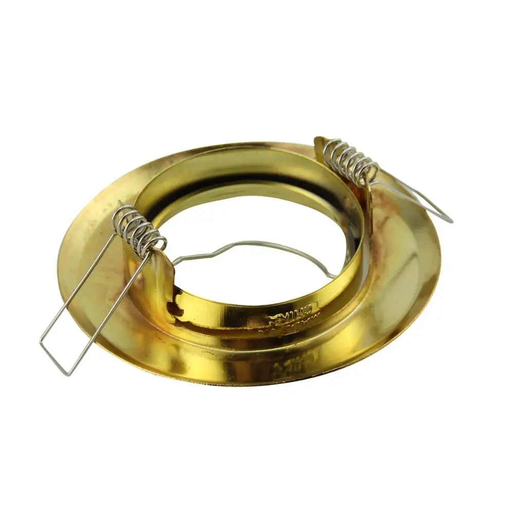 Недорогой светодиодный потолочный светильник 90 260 в золотой цвет Встраиваемый