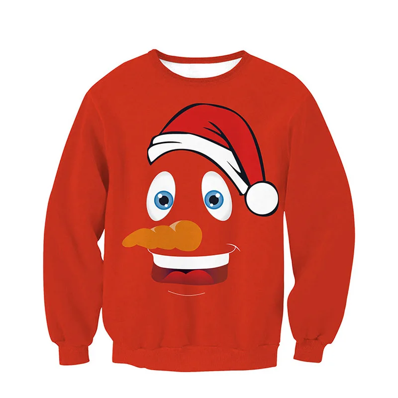 Осенне-зимний свитер унисекс для мужчин и женщин Рождественский отдыха с