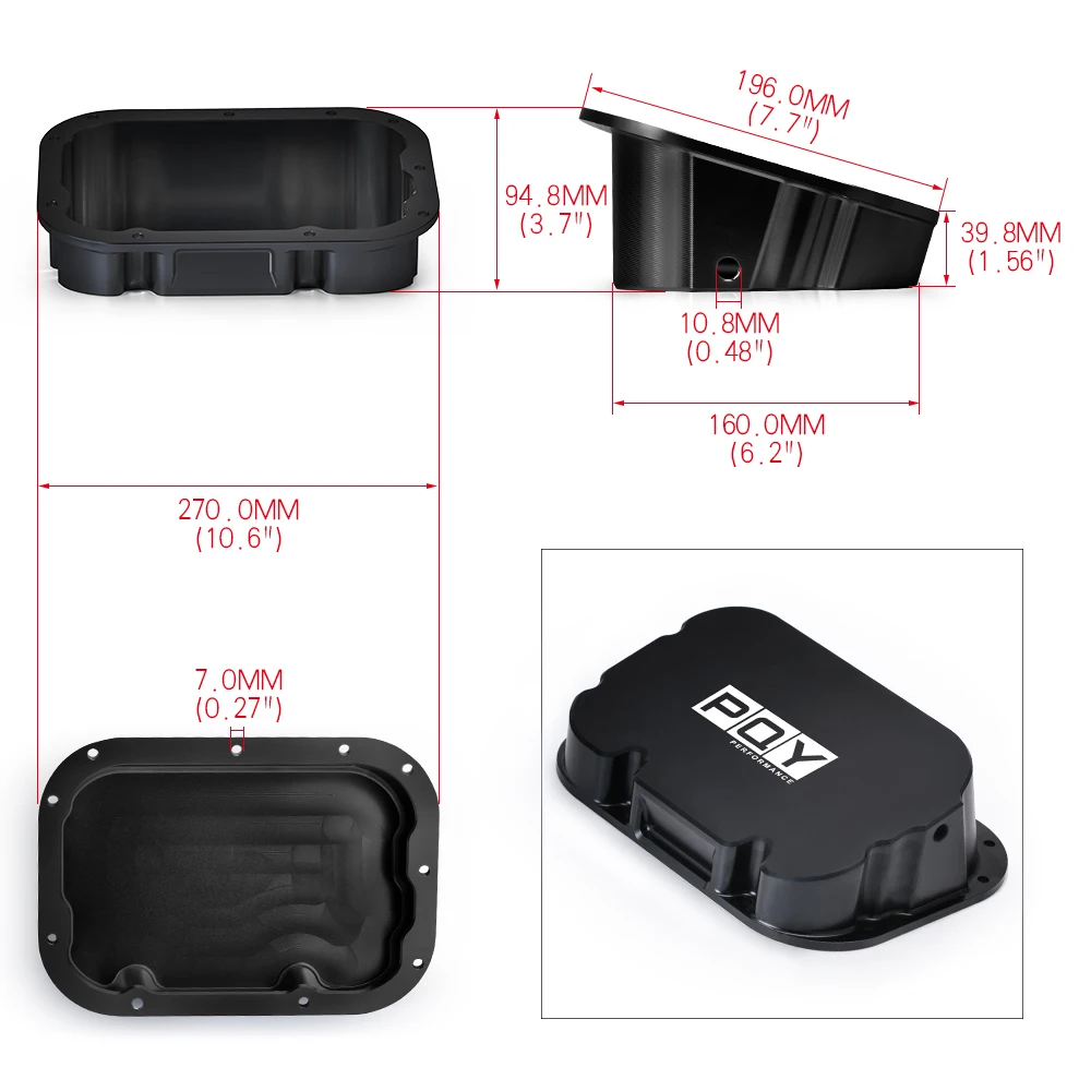 CNC Алюминий двигатель масляного поддона для 09 на Nissan R35 GT R VR38 CBA дБА LHD & RHD глубокий