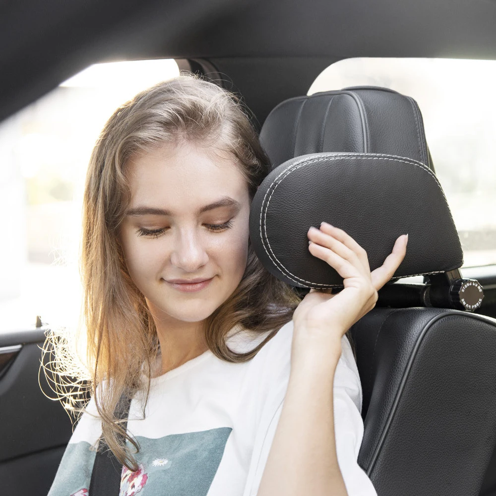 

Car Seat Headrest Pillow Travel Rest Neck Pillow Support Solution For Kids Pillow And Adults Auto Seat Head Cushion Car Pillow