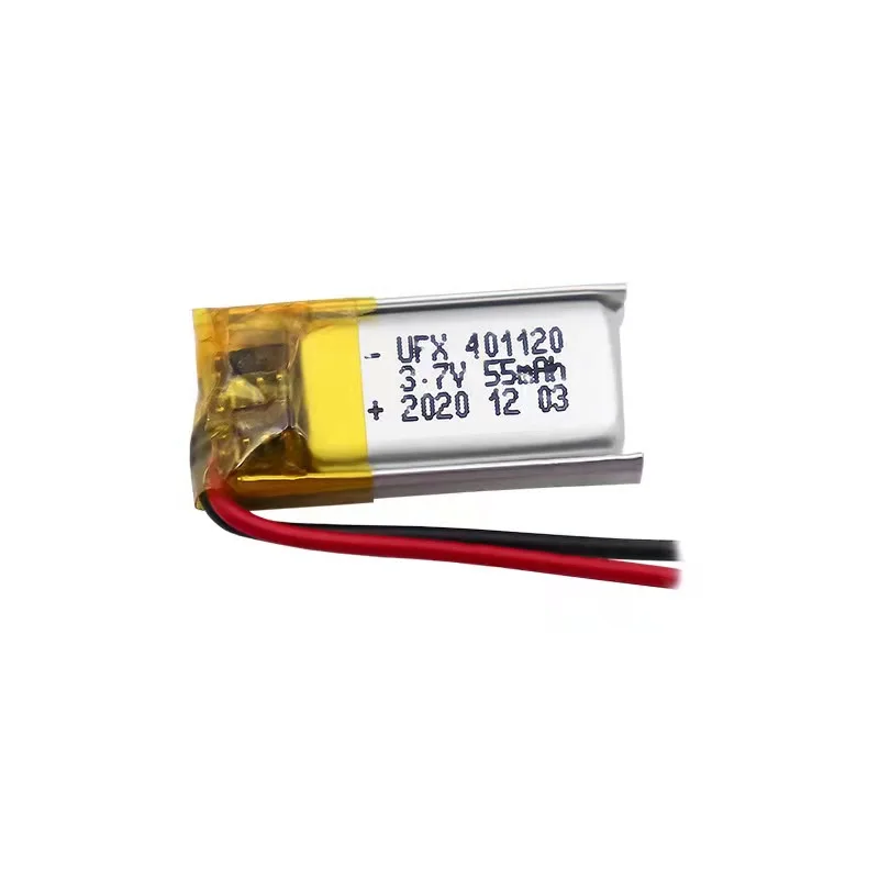 Youfei ufx401120 55 мАч 3 7 в перезаряжаемый смарт-браслет аккумулятор локатор батарея с