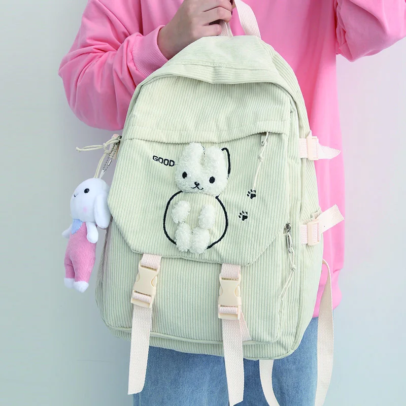 Простой женский нейлоновый рюкзак для милых девушек, школьная сумка в стиле преппи, Женский вместительный рюкзак, женский рюкзак с защитой ...