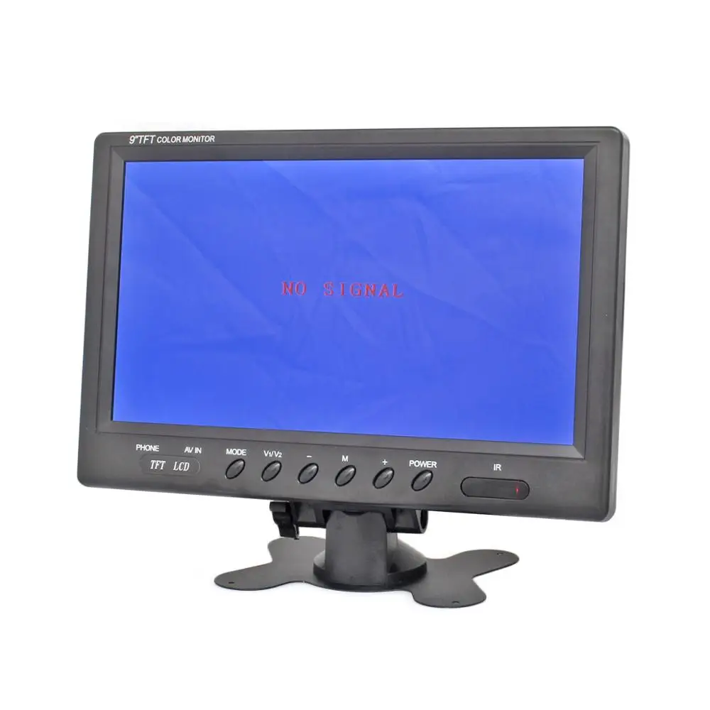 DIYKIT 9 дюймов TFT LCD Автомобильный Монитор дисплей задний вид автомобиля монитор
