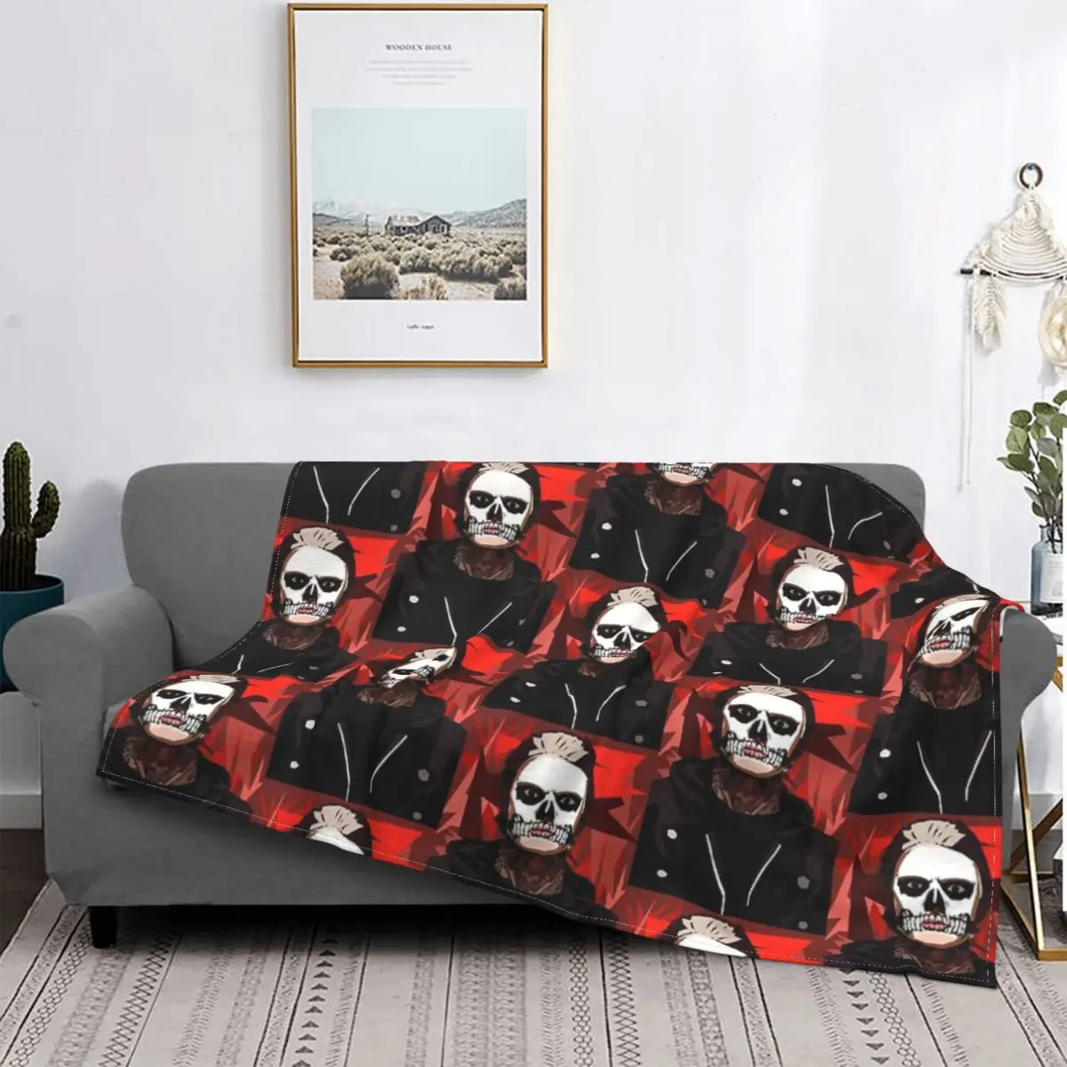 

Ahs Murder House Tate Langdon Blanket Bedspread Bed Plaid Bed Cover Plaid Sofa Hooded Blanket Blanket For Newborns