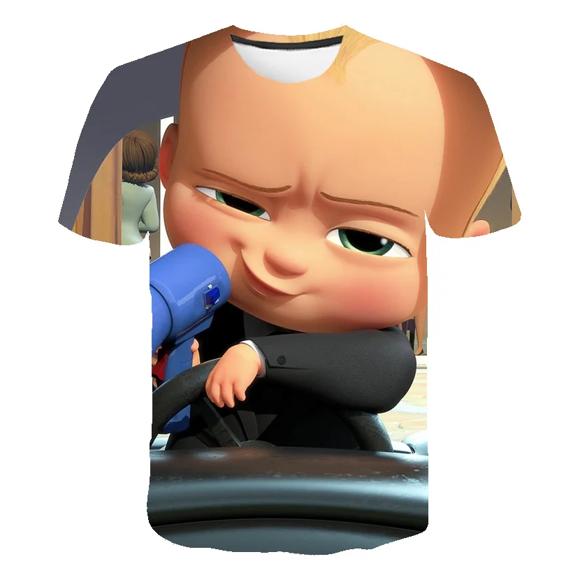 

Summer Cute Cartoon T Shirt 4-14 Year Kids Clothes Baby 3D Print T-Shirt Boys Short Sleeve Children Streetwear Casual Girls Tops