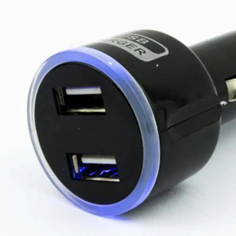 Автомобильное зарядное устройство 2 порта USB QC3.0 быстрая зарядка автомобильное