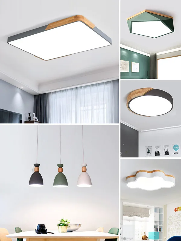 

nordic luzes de teto light ceiling lamparas de techo ventilador de techo Bedside Aluminum cafe hotel AC85-265V home decoration