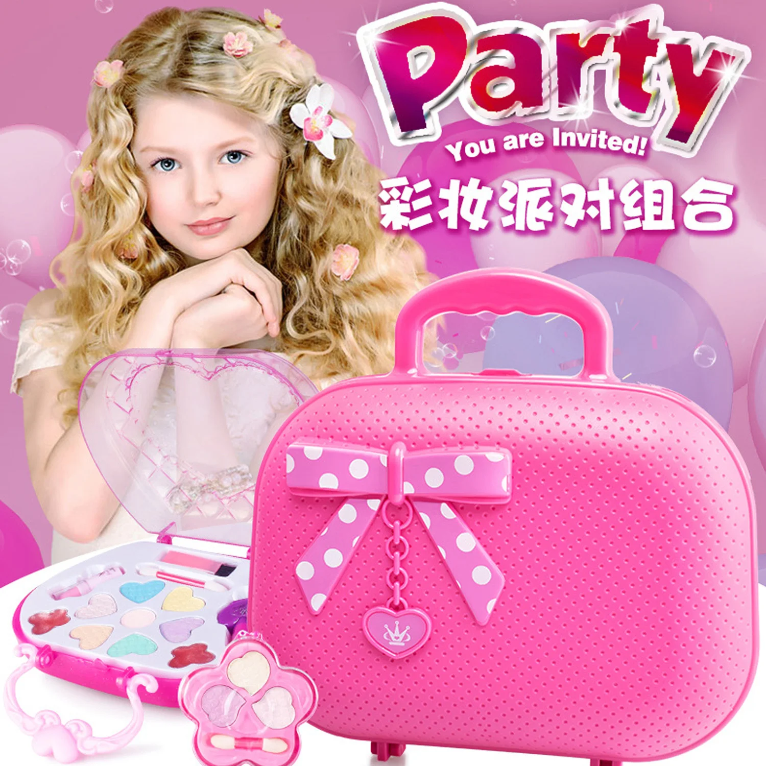 Дети макияж Игрушки для девочек моющиеся нетоксичные принцессы косметический