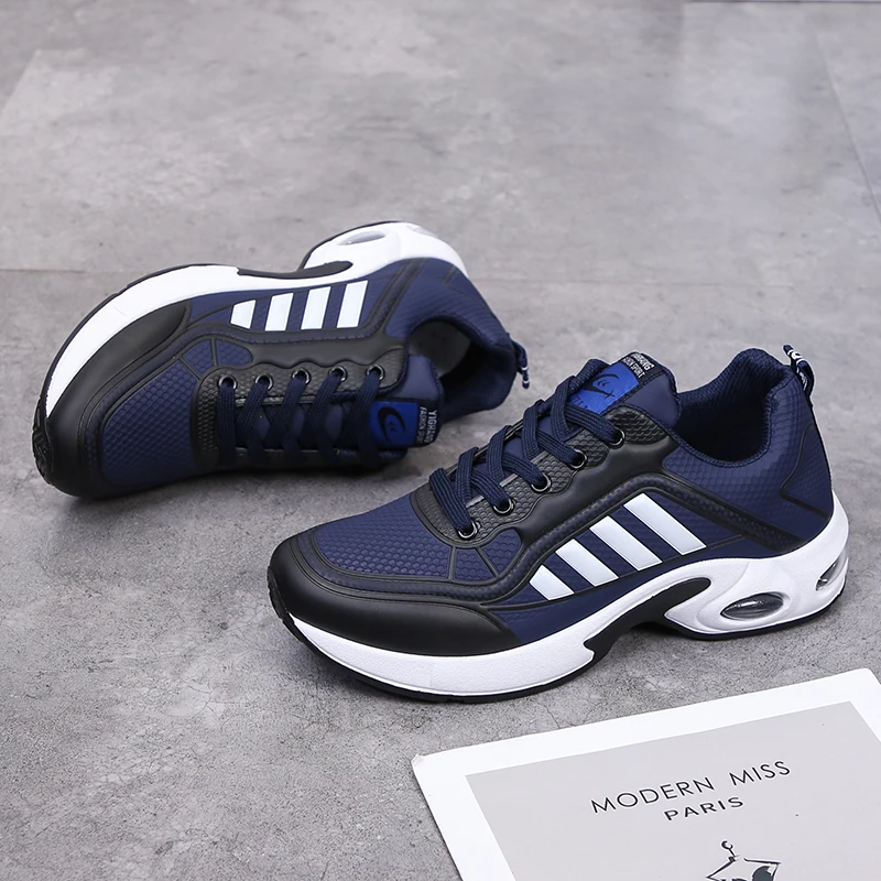 

FEBMOFL Fashion Breathable Men's Casual Shoes Outdoor Sneakers for Men Comfortable Air Cushion Shoes Male Student Tenis Shoes