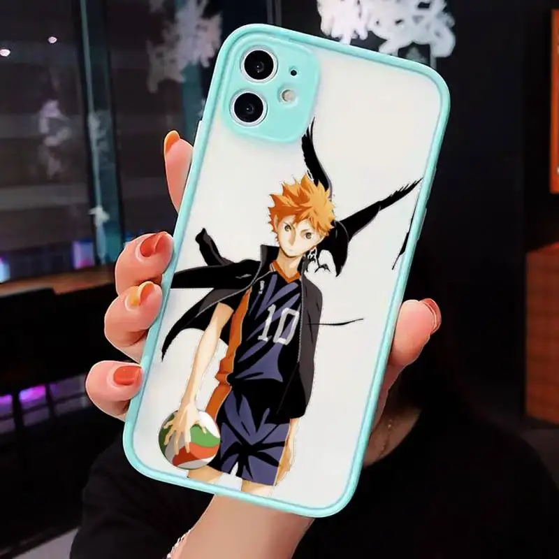 

Haikyuu Phone Case Matte For iPhone 12 Mini 11 Pro XR XS Max 7 8 Plus X Hard PC Back Cover