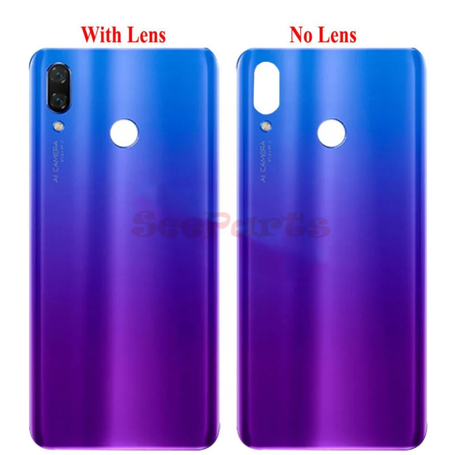 Крышка батарейного отсека для Huawei Nova 3I заднее стекло 3i задний корпус P Smart Plus |