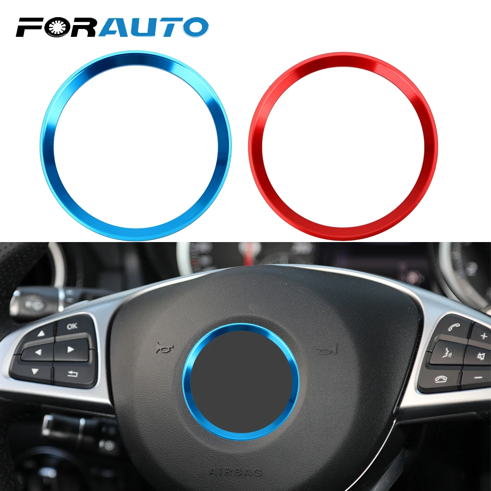 Автомобильное кольцо на рулевое колесо декоративное самоклеящееся для Mercedes Benz CLA