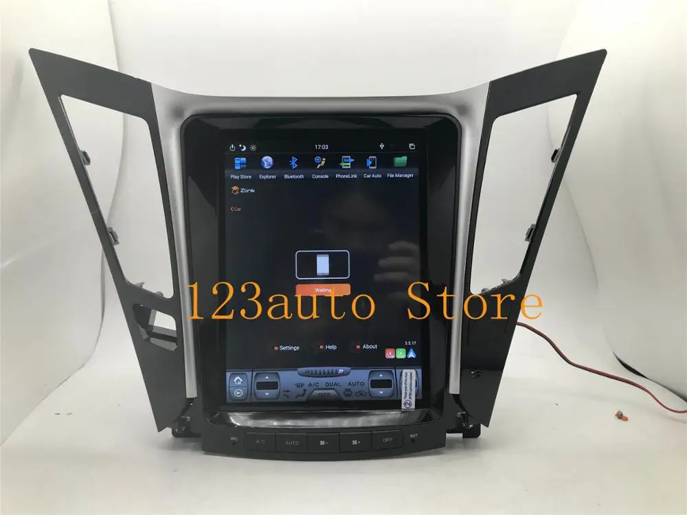 Автомобильный DVD-плеер с экраном 10 4 дюйма вертикальным Tesla Style Android 9 0 GPS радио