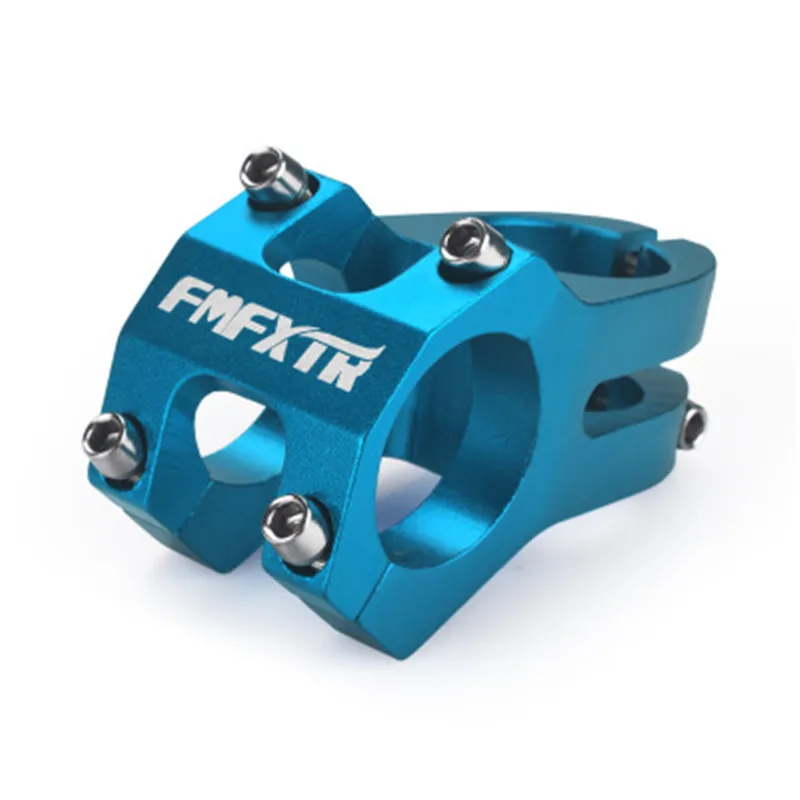 BLUE FMFXTR, руль для горного велосипеда, стержень для велосипеда, 31,8 мм, детали для велосипеда, 4 цвета, руль для велосипеда, материал из алюминиевого сплава - Цвет: BLUE
