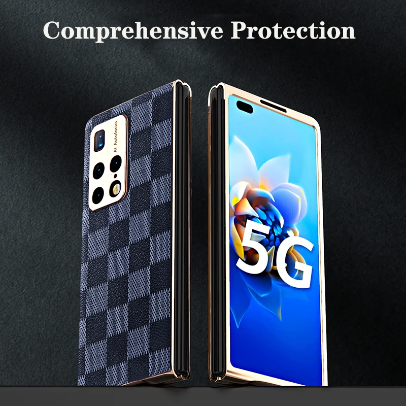 Роскошный кожаный чехол для Huawei Mate X2 покрытие Флип складной мат X 2 5G полный