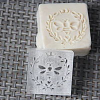 honey pattern soap stamp acrylic material 4cm size for handmade soap supplies diy craft tools