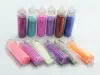 12 Bottles Mini Glass Vial Charm Nail Art Glitter Powder Crafts Dust Nail Tips 5