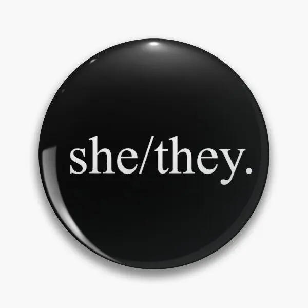 

shethey white text yih Soft Enamel Pin Brooch Jewelry Funny Lover Gift Creative Women Fashion Lapel Pin Decor Clothes Metal