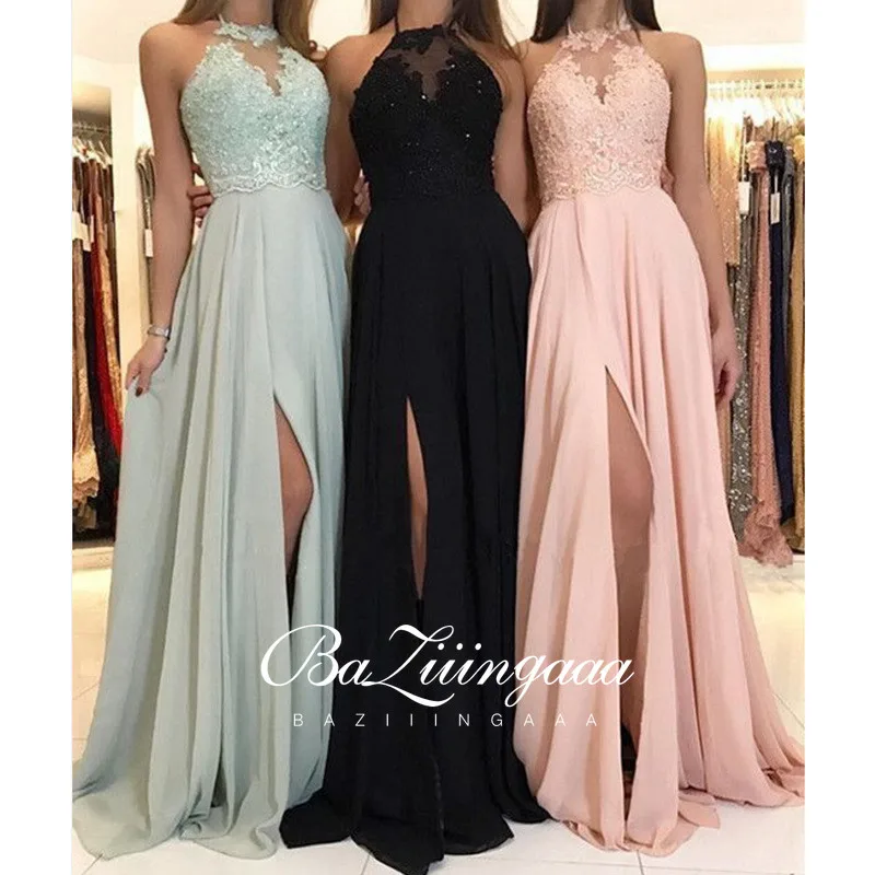 

BAZIIINGAAA Luxury Ball Gown Long Woman Gown 2021 Sequins Evening Dresses Parties Robe de bal Plus Size Prom Party Gowns