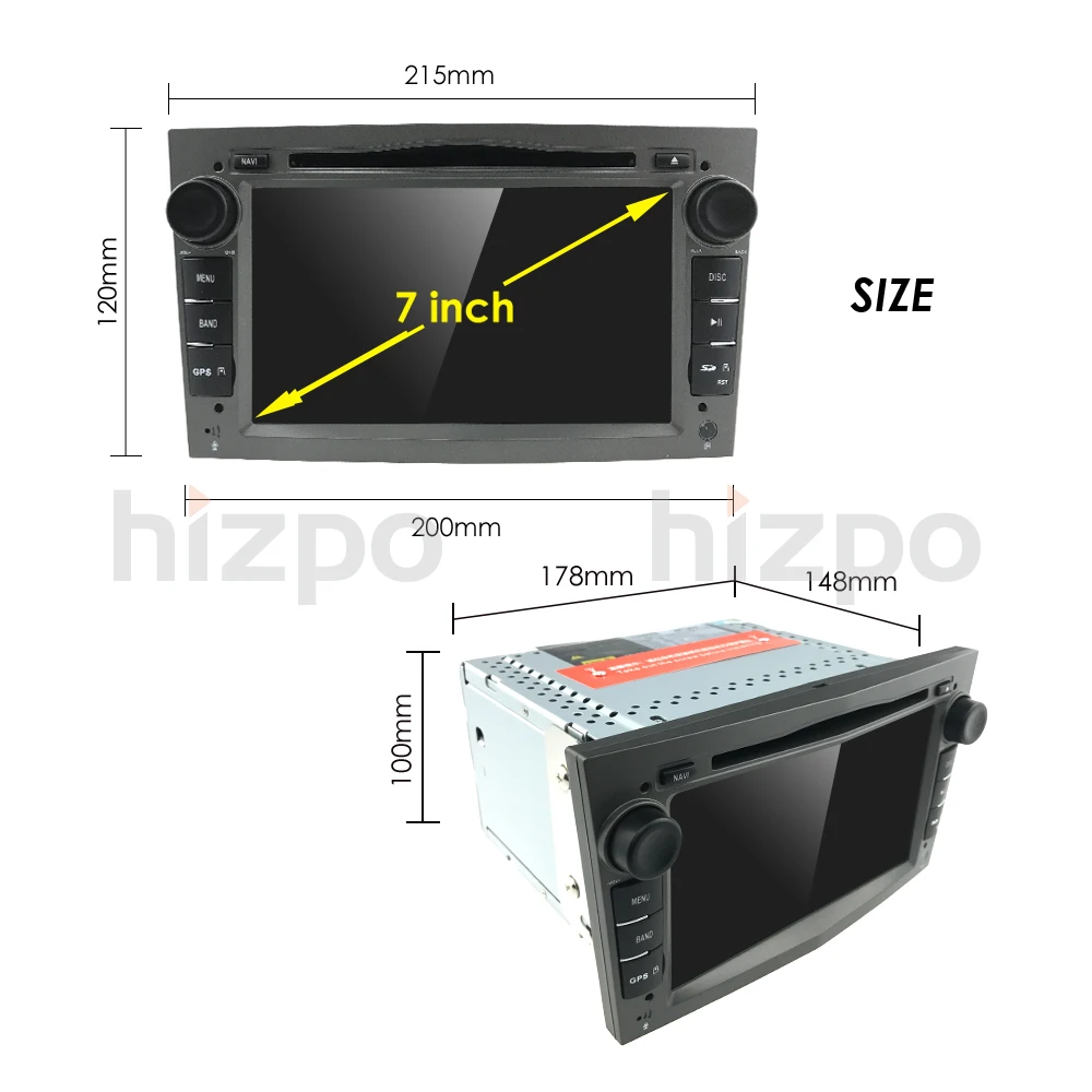 Ips DSP Авторадио 2GB Android9.0 2 DIN Автомобильный gps для opel Vauxhall Astra H G J Vectra Antara Zafira Corsa Vivaro
