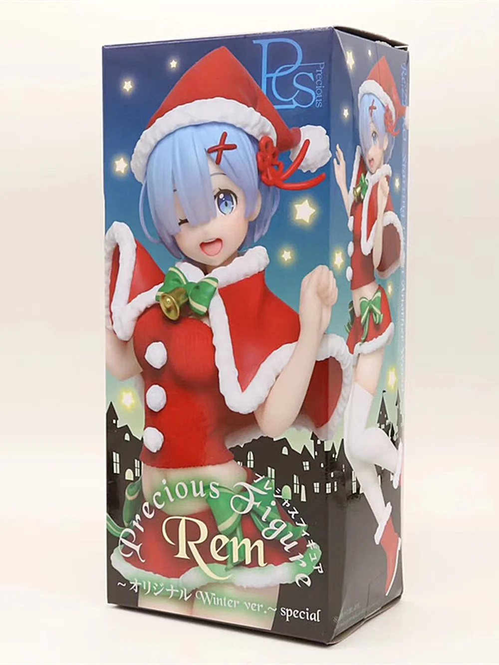 

23cm Anime Re:Life in a different world from zero Rem Figure Christmas Version beautiful girl Action Figure Model toy Decoration