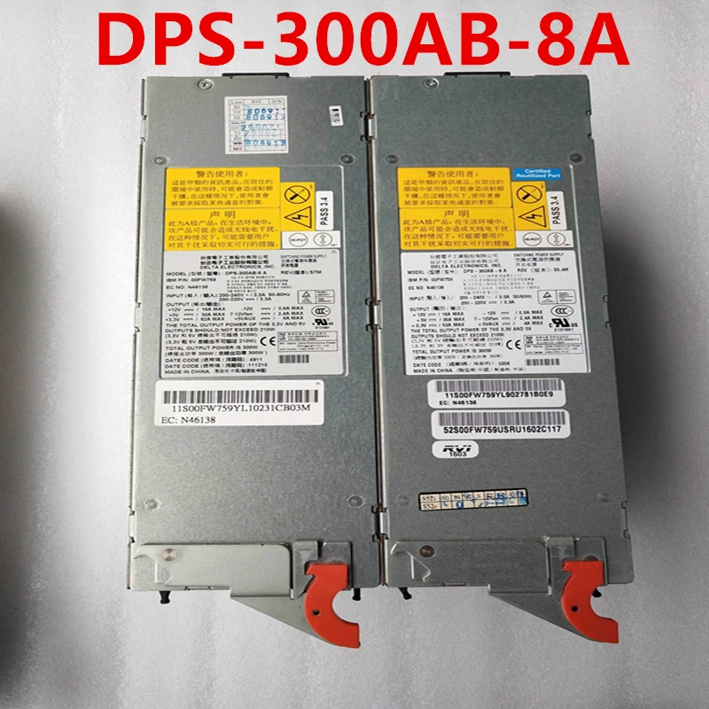 

95% New Original PSU For IBM 5796 7314-G30 300W Switching Power Supply 0FW759 44V4294 DPS-300AB-8A